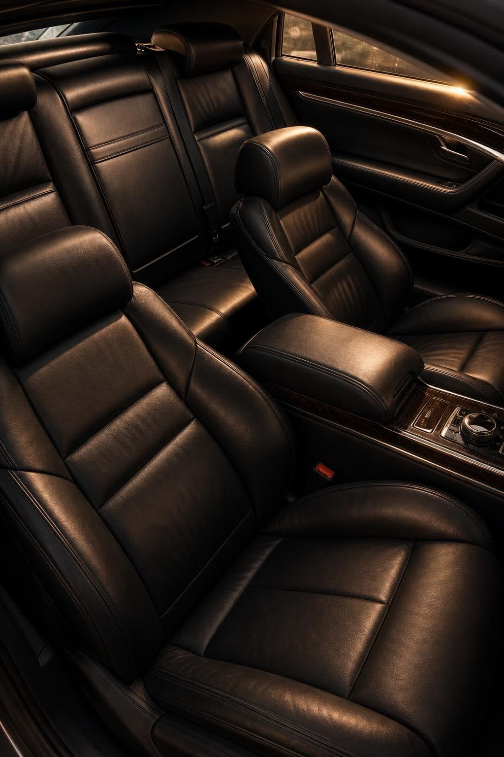 Leather conditioner — full interior — Kaizen Detailers Dubai Leather conditioner — full interior